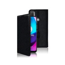 Étui portefeuille Zanae noir pour Motorola Moto E20/E30/E40