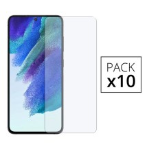 Verre trempé pour Galaxy S21 FE 5G pack de 10