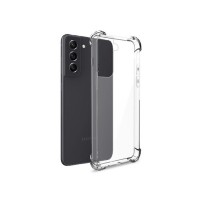 Coque silicone transparente avec coins renforcés pour Samsung Galaxy S21 FE 5G