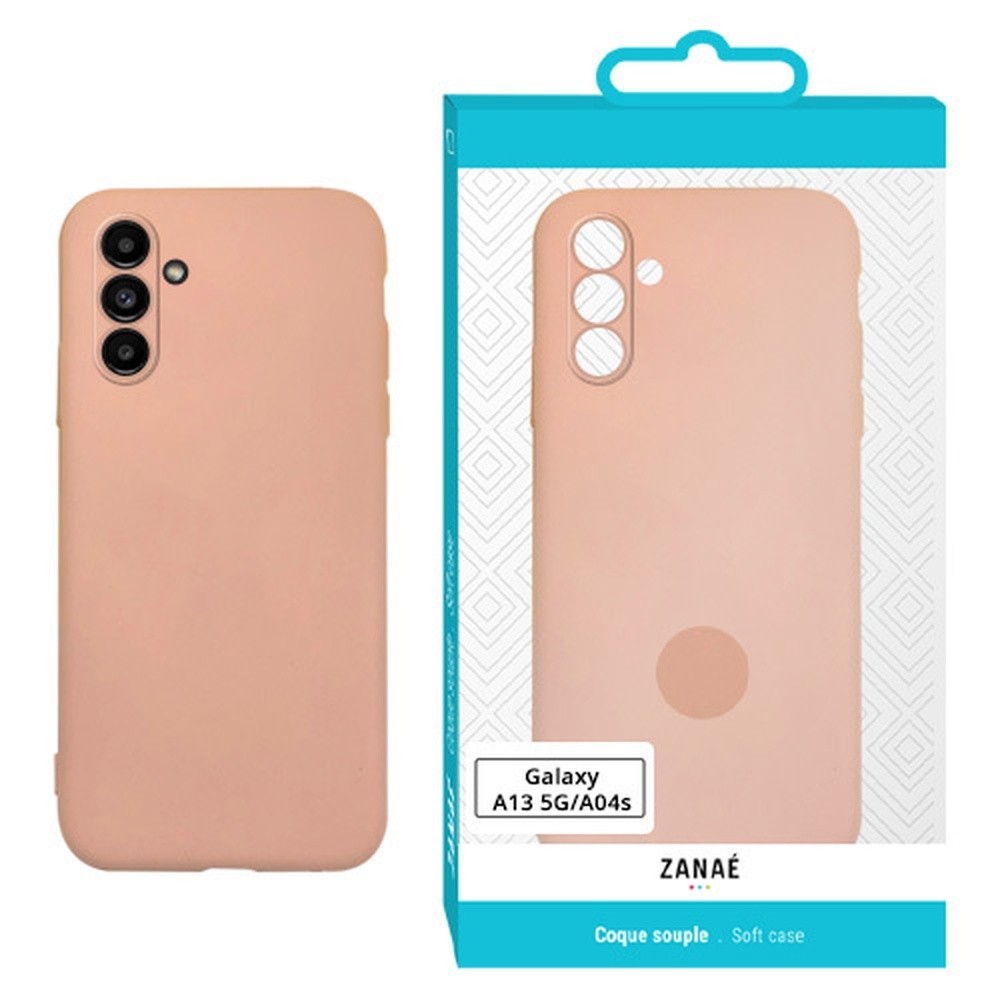 Coque Zanae Color rose pour Galaxy A04s et A13 5G