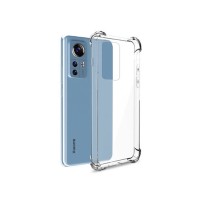 Coque en silicone transparente avec coins renforcés pour Xiaomi 12 et 12X