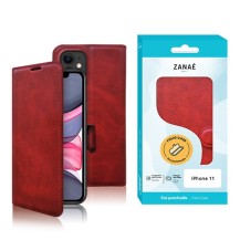 Etui Portefeuille Zanae Columbia Rouge pour iPhone 11