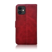 Etui Portefeuille Zanae Columbia Rouge pour iPhone 11