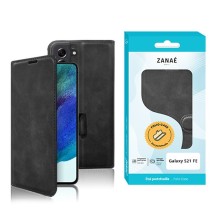 Étui Portefeuille Zanae Columbia pour Galaxy S21 FE noir