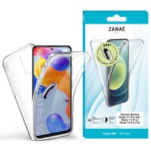 Coque transparente 360 pour Redmi Note 11/12 Pro