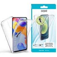 Coque transparente 360 pour Redmi Note 11/12 Pro