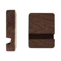 Support téléphone en bois de noyer