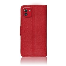 Etui portefeuille rouge pour Samsung Galaxy A03