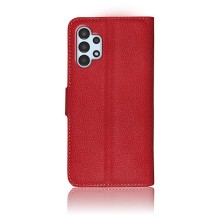 Etui portefeuille Zanae rouge pour Galaxy A13 4G