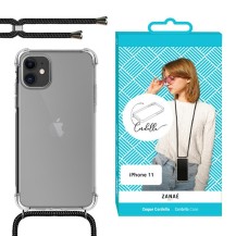 Coque transparent Cordella pour iPhone 11 avec cordon réglable