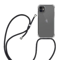 Coque transparent Cordella pour iPhone 11 avec cordon réglable