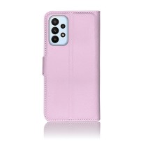 Étui portefeuille rose pour Samsung Galaxy A23