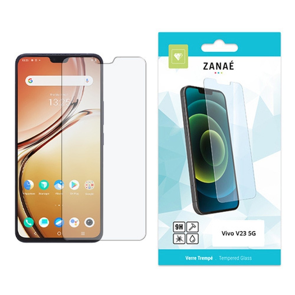 Verre trempé transparent pour Vivo V23 5G et S12