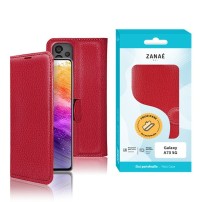Etui Portefeuille Zanae Rouge pour Samsung Galaxy A73 5G