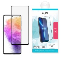 Verre trempé Full Cover noir pour Samsung Galaxy A73 5G