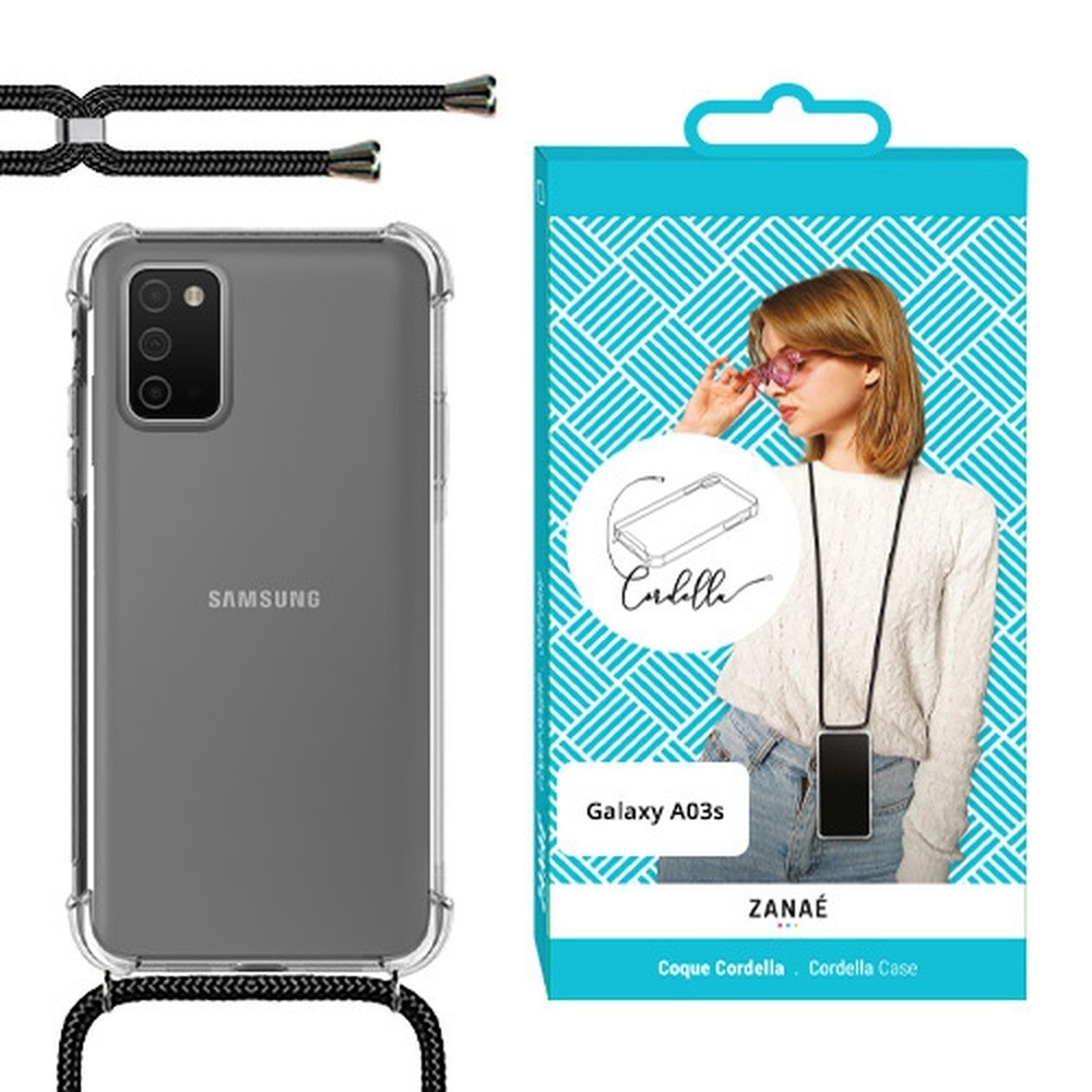 Coque transparente Cordella pour Galaxy A03s