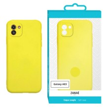 Coque Zanae Color jaune pour Samsung Galaxy A03