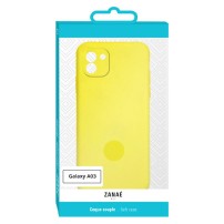Coque Zanae Color jaune pour Samsung Galaxy A03