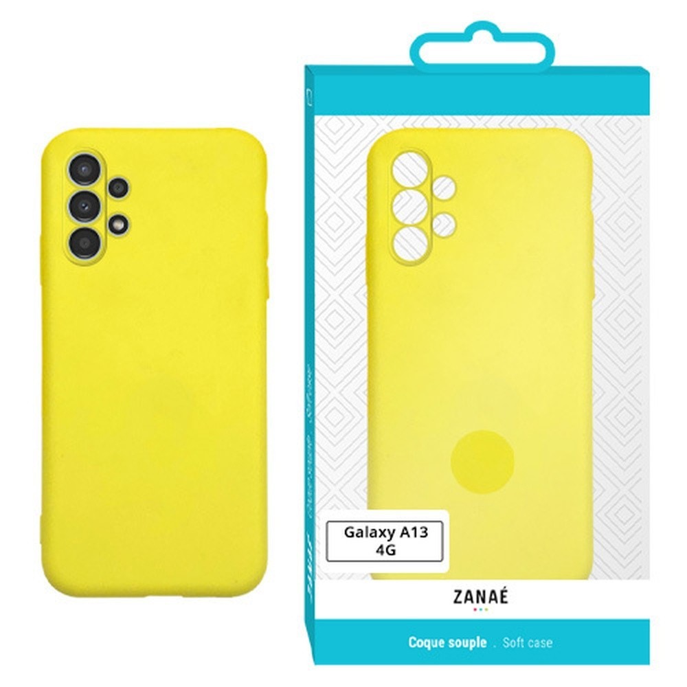 Coque Zanae Color Jaune pour Galaxy A13 4G