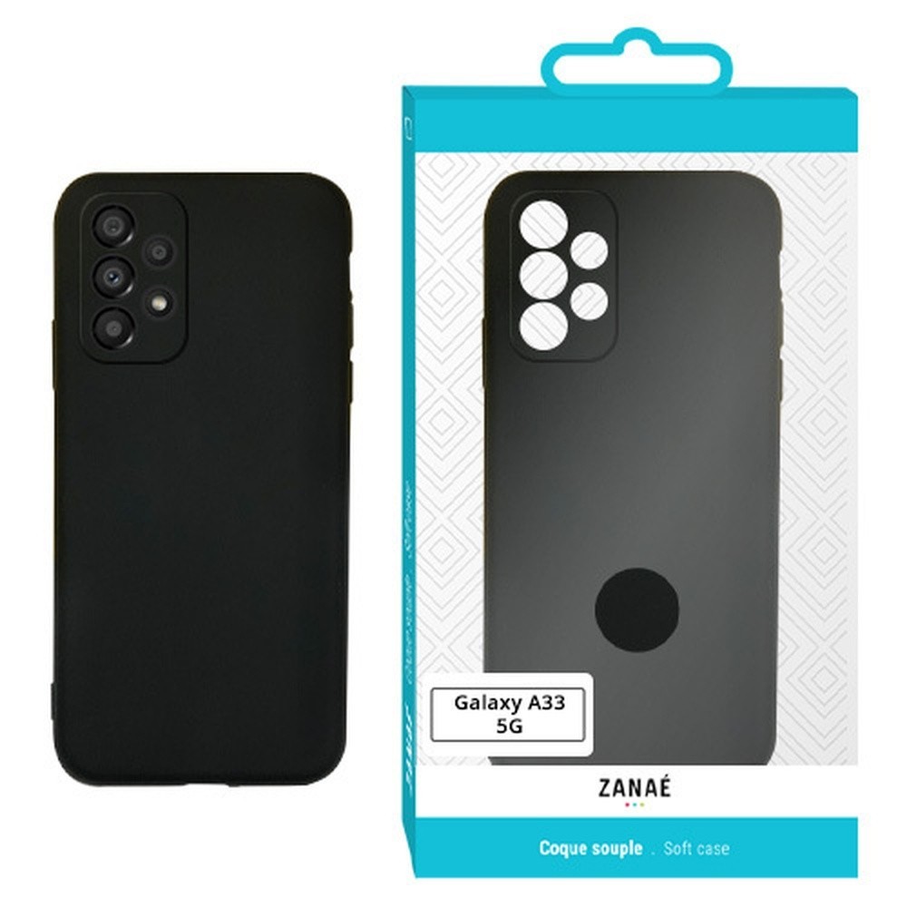 Coque noire Zanae Color pour Samsung Galaxy A33 5G