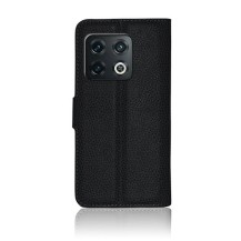 Etui portefeuille noir pour OnePlus 10 Pro