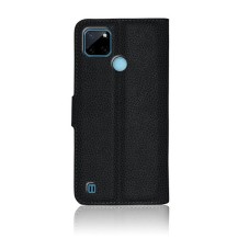 Etui Portefeuille Zanae Noir pour Realme C21Y et Realme C25Y