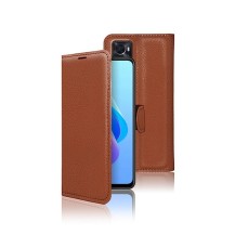 Etui Portefeuille Zanae marron pour Oppo A76 et A36