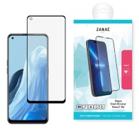Verre trempé noir pour Oppo Find X5 Lite et Reno7 5G