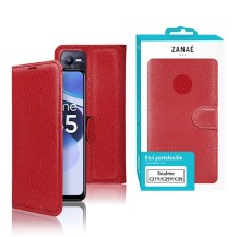 Etui Portefeuille Zanae Rouge pour Realme C35