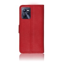 Etui Portefeuille Zanae Rouge pour Realme C35