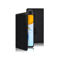 Étui portefeuille noir Zanae pour Honor X7