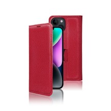 Étui portefeuille Zanae rouge pour iPhone 14
