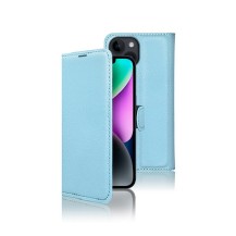 Étui Portefeuille Zanae pour iPhone 14 en bleu clair