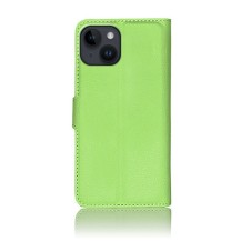 Etui portefeuille Zanae vert pour iPhone 14
