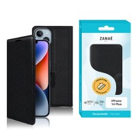 Étui Portefeuille Zanae pour iPhone 14 Plus Noir
