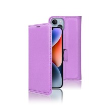 Etui Portefeuille Zanae violet pour iPhone 14 Plus
