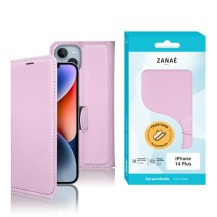 Étui Portefeuille Zanae Rose pour iPhone 14 Plus