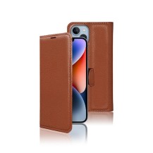 Étui Portefeuille Zanae pour iPhone 14 Plus couleur marron