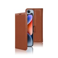 Étui Portefeuille Zanae pour iPhone 14 Plus couleur marron