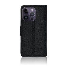 Etui Portefeuille Zanae pour iPhone 14 Pro Max Noir