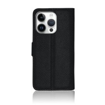 Etui Portefeuille Zanae noir pour iPhone 14 Pro