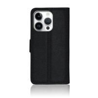 Etui Portefeuille Zanae noir pour iPhone 14 Pro