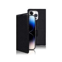 Etui Portefeuille Zanae noir pour iPhone 14 Pro