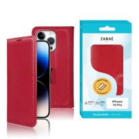 Etui rouge Zanae pour iPhone 14 Pro