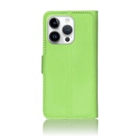Etui Portefeuille Zanae vert pour iPhone 14 Pro