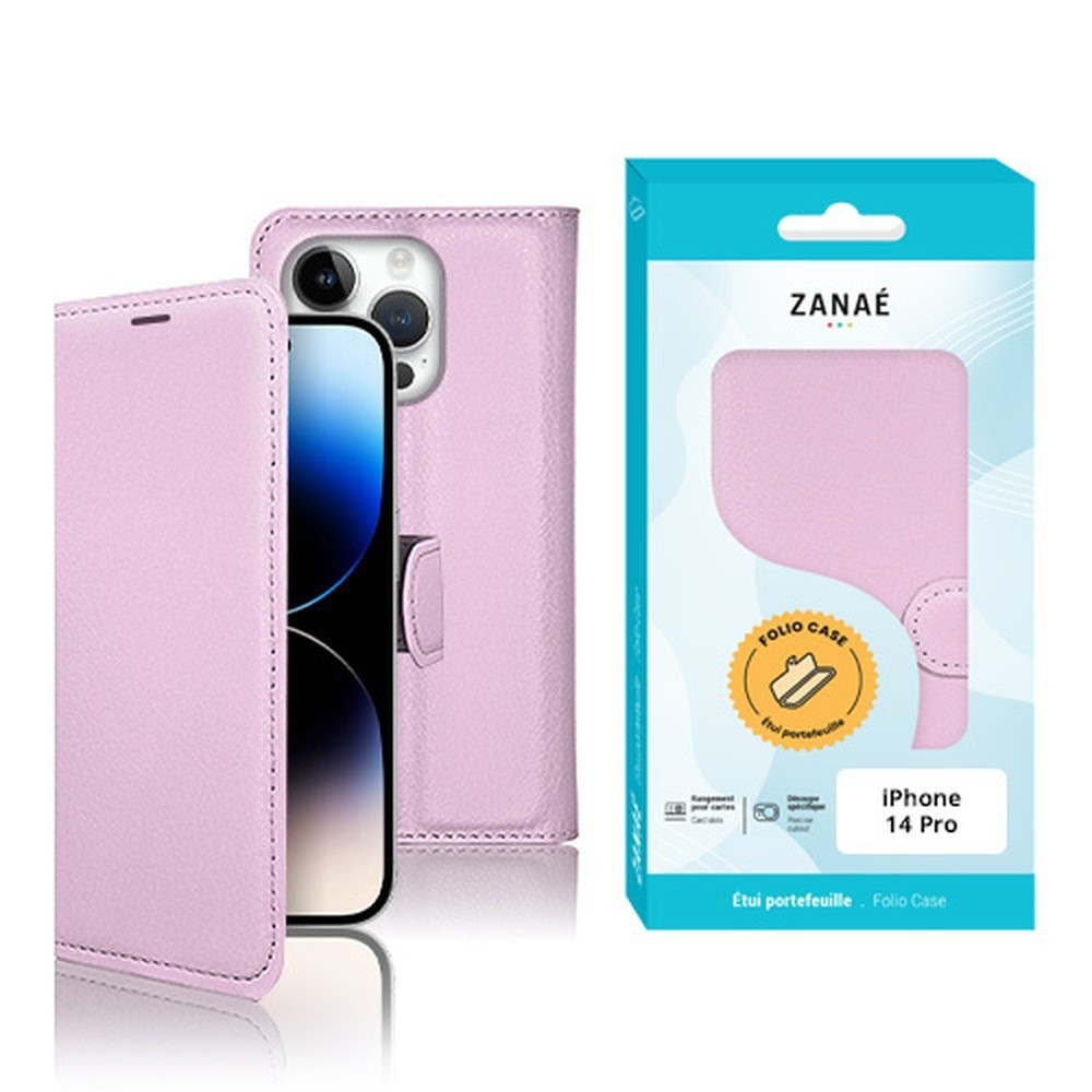 Étui Portefeuille Zanae pour iPhone 14 Pro
