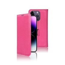 Étui Portefeuille Zanae Fushia pour iPhone 14 Pro Max