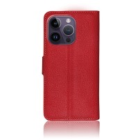 Etui Portefeuille Zanae pour iPhone 14 Pro Max Rouge
