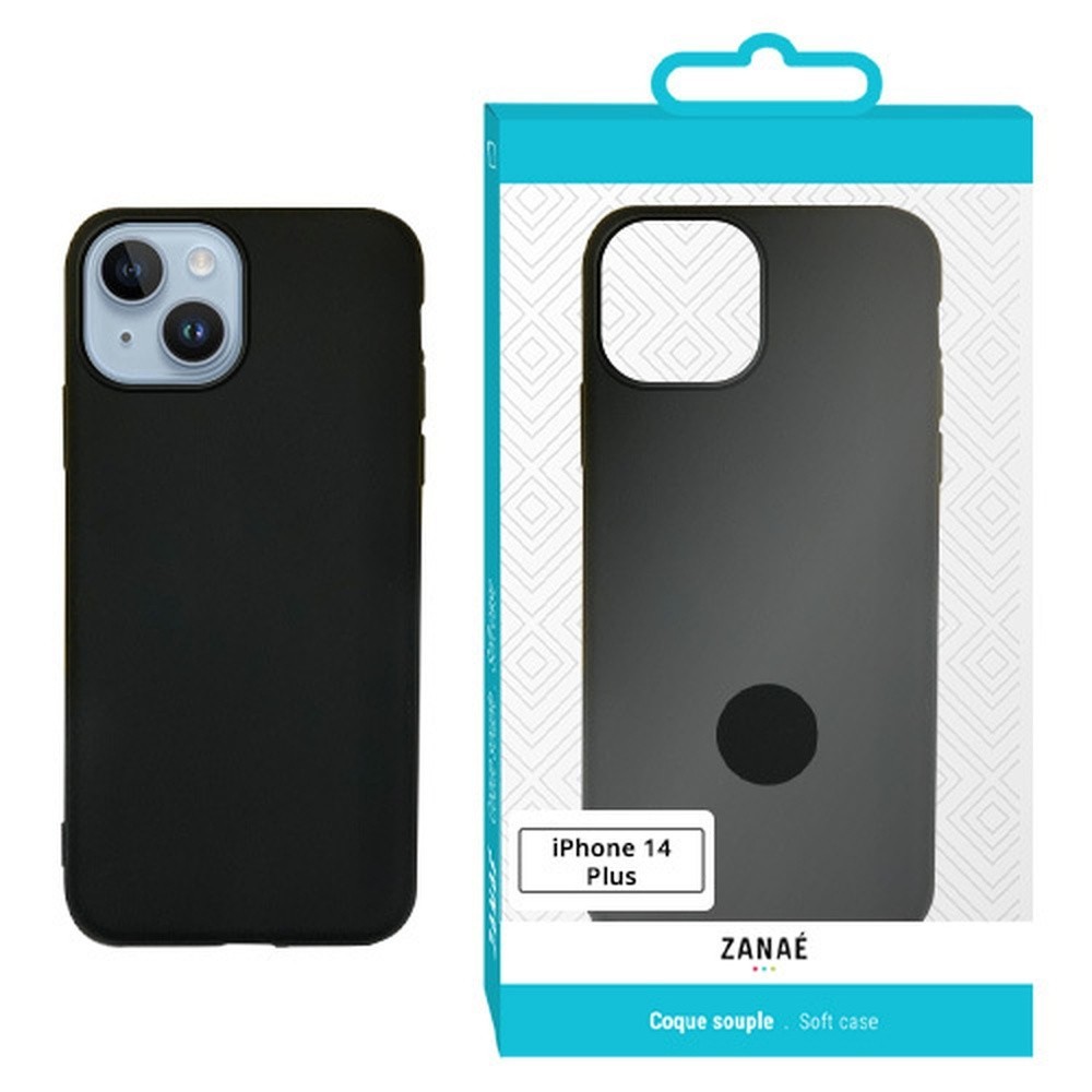 Coque Zanae Color noire pour iPhone 14 Plus