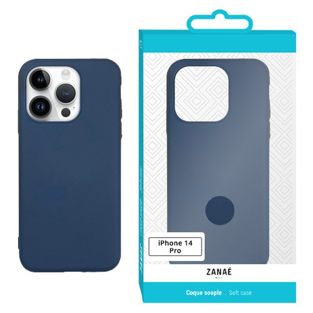 Coque Zanae Color marine pour iPhone 14 Pro